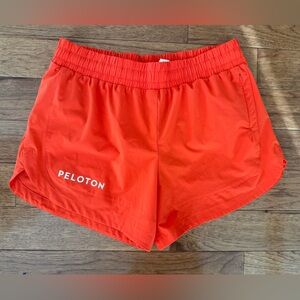 Peloton Bright Orange Shorts Size Small